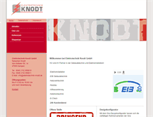Tablet Screenshot of elektrotechnik-knodt.de